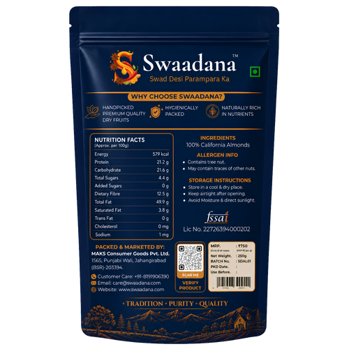 Swaadana Premium California Almonds