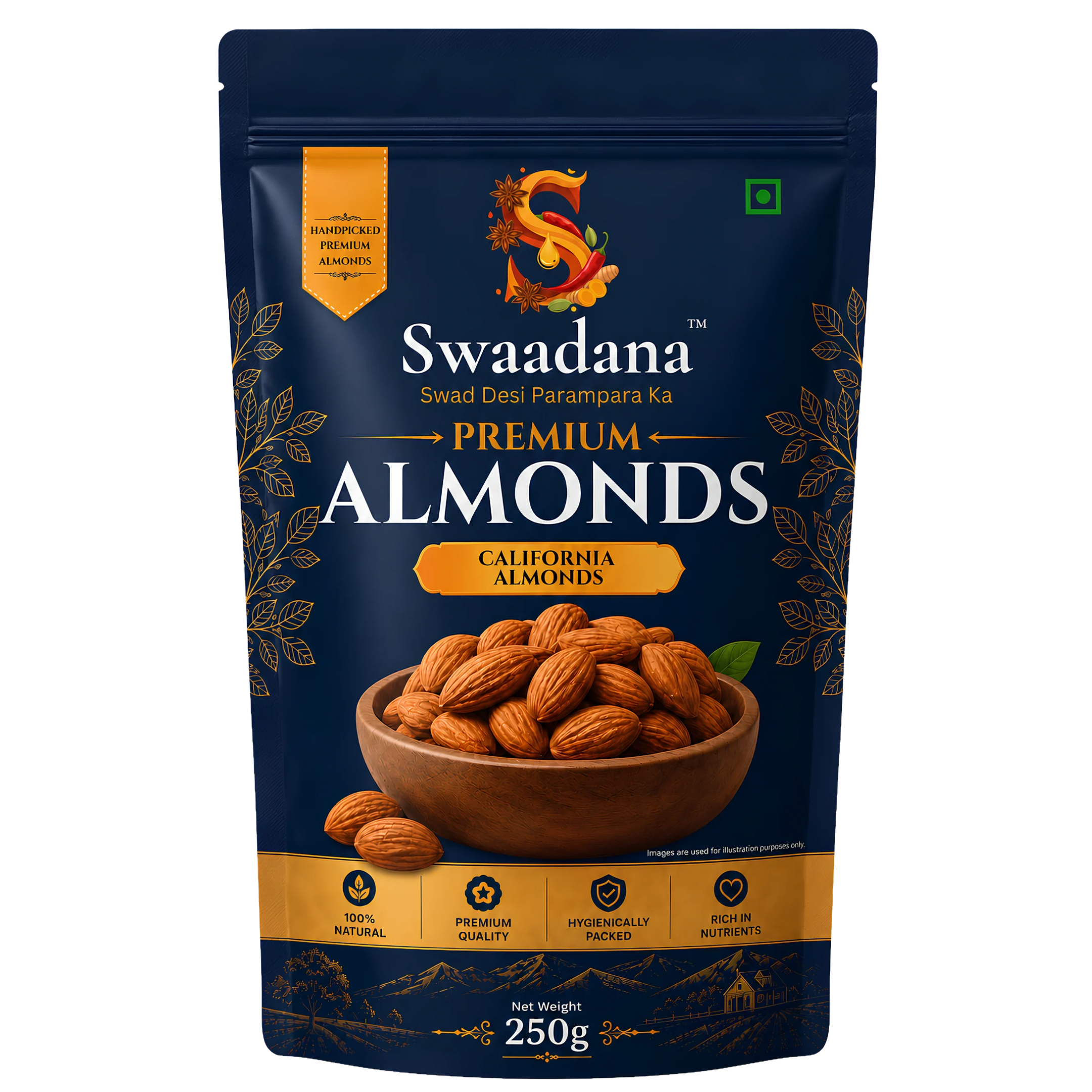 Swaadana Premium California Almonds